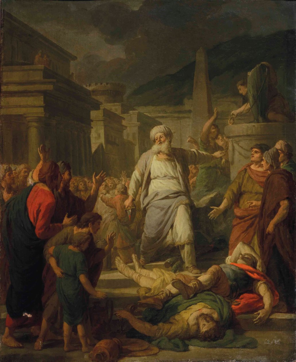 O Zelo de Matatias (óleo sobre tela) de Nicolas Bernard Lepicie