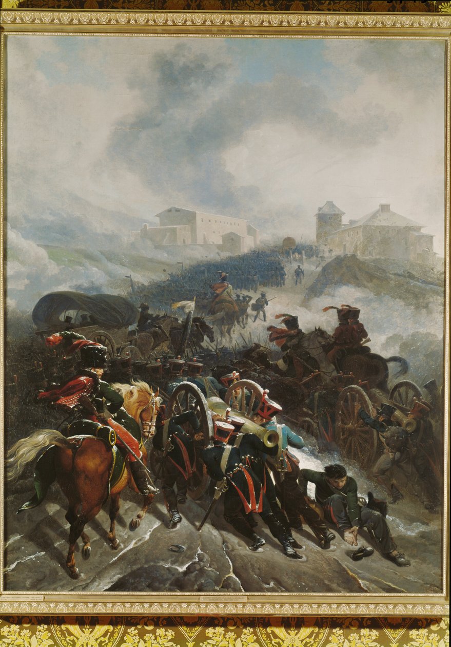 O exército francês atravessa a Serra de Guadarrama em dezembro de 1808 ... de Nicolas Antoine Taunay