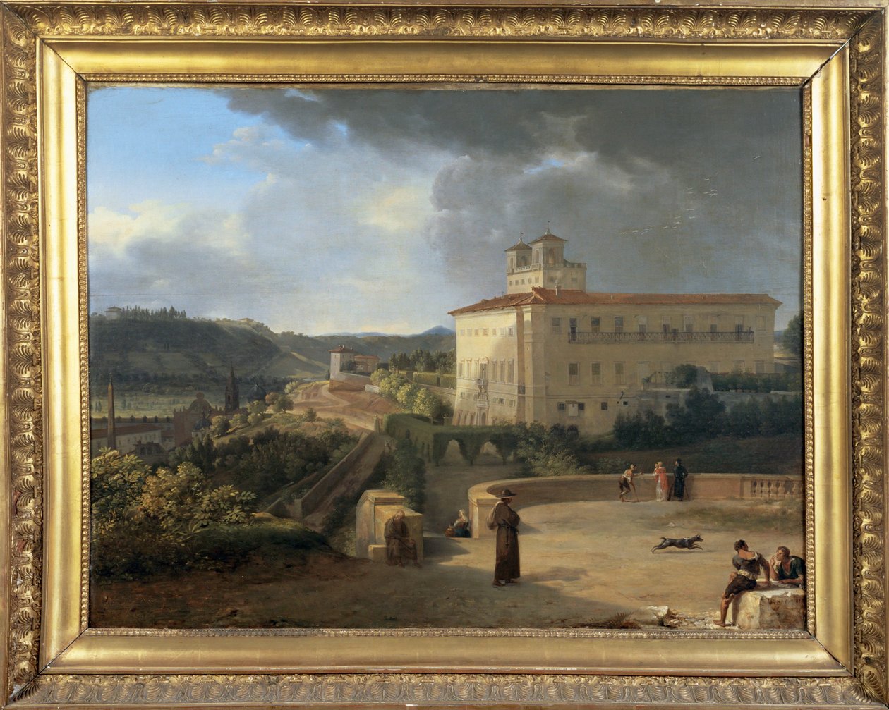 Vista da Villa Medicis de Nicolas Antoine Taunay