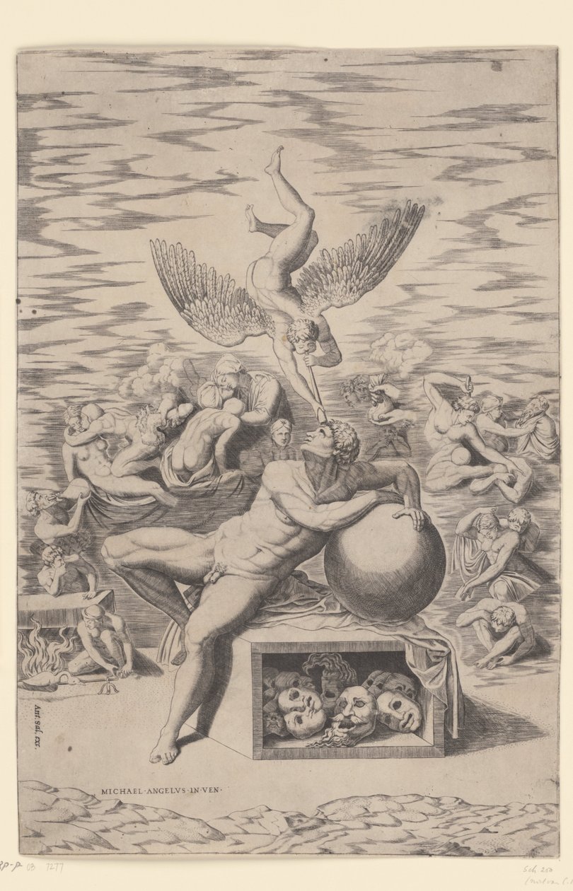 O sonho de Nicolas Beatrizet (attributed to)