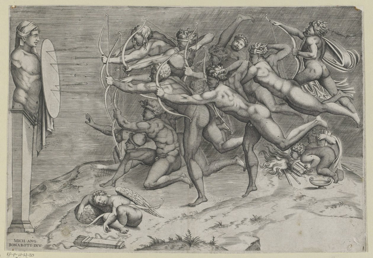 Drifting de Nicolas Beatrizet (attributed to)