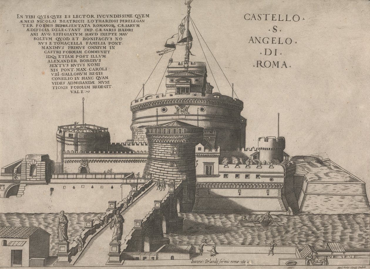 Castelo S. Angelo Di Roma de Nicolas Beatrizet