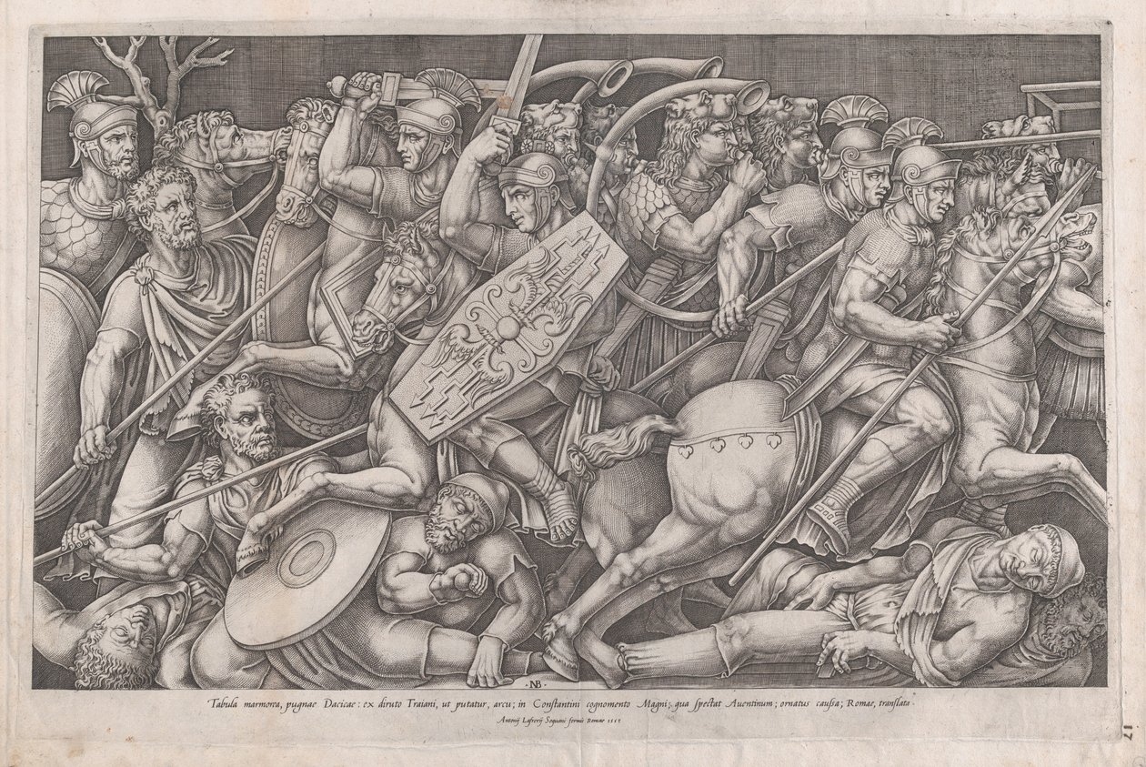 O Espelho Romano da Magnificência: Guerra Daican, 1553., 1553 de Nicolas Beatrizet
