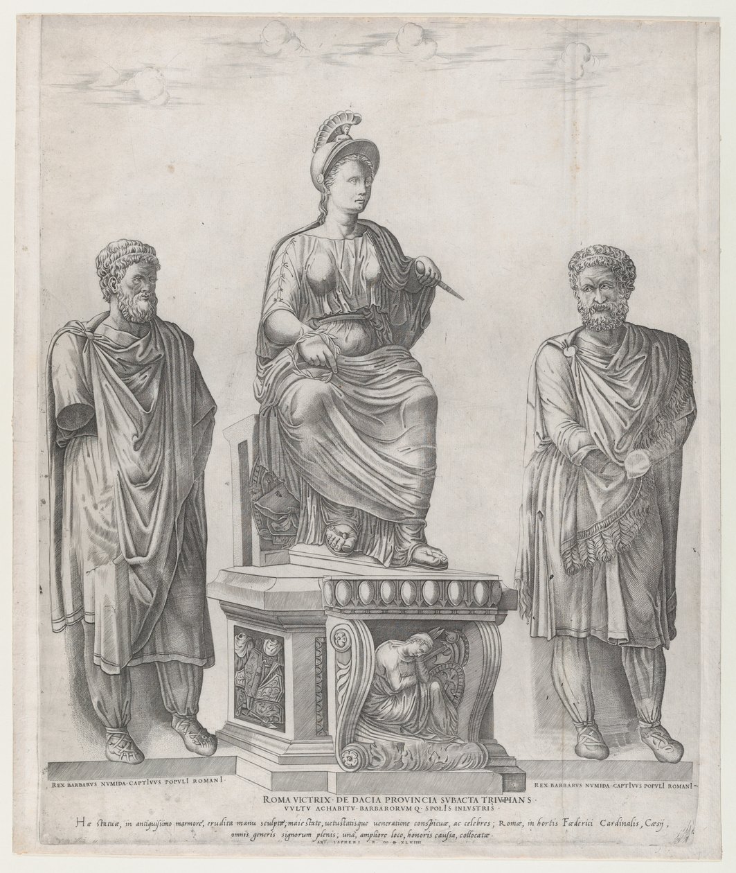 Espelho da magnificência romana: Vitória de Roma, 1549. de Nicolas Beatrizet