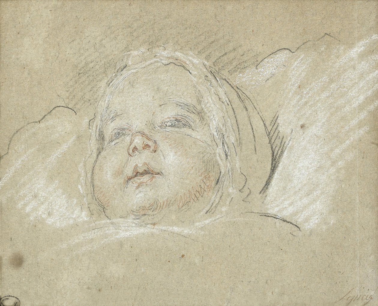 Louis-Philippe 1773-1850, duque de Chartres quando criança, 1773 de Nicolas Bernard Lepicie