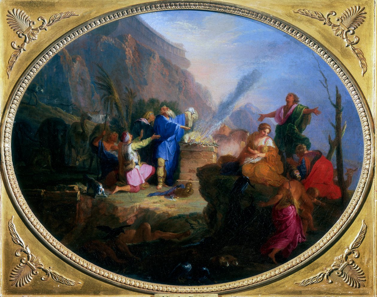 Sacrifício de Noé, c1688-1736 de Nicolas Bertin