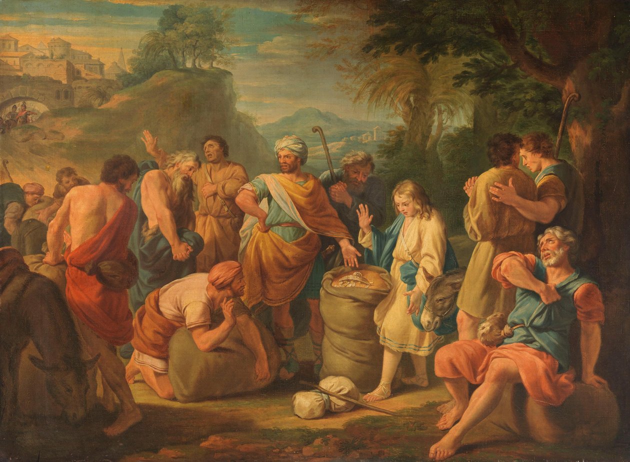 A descoberta do dinheiro no saco de Benjamim de Nicolas Bertin