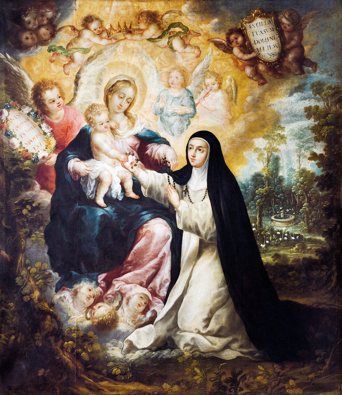 Casamento Místico de Santa Rosa de Lima de Nicolás Correa