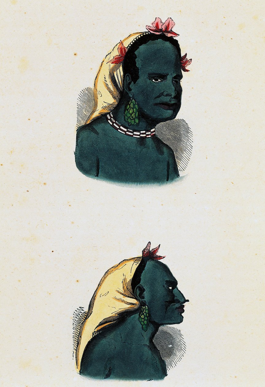 Nativo de Vanou e chefe de Vanou (Vanikoro) de Nicolas Dally