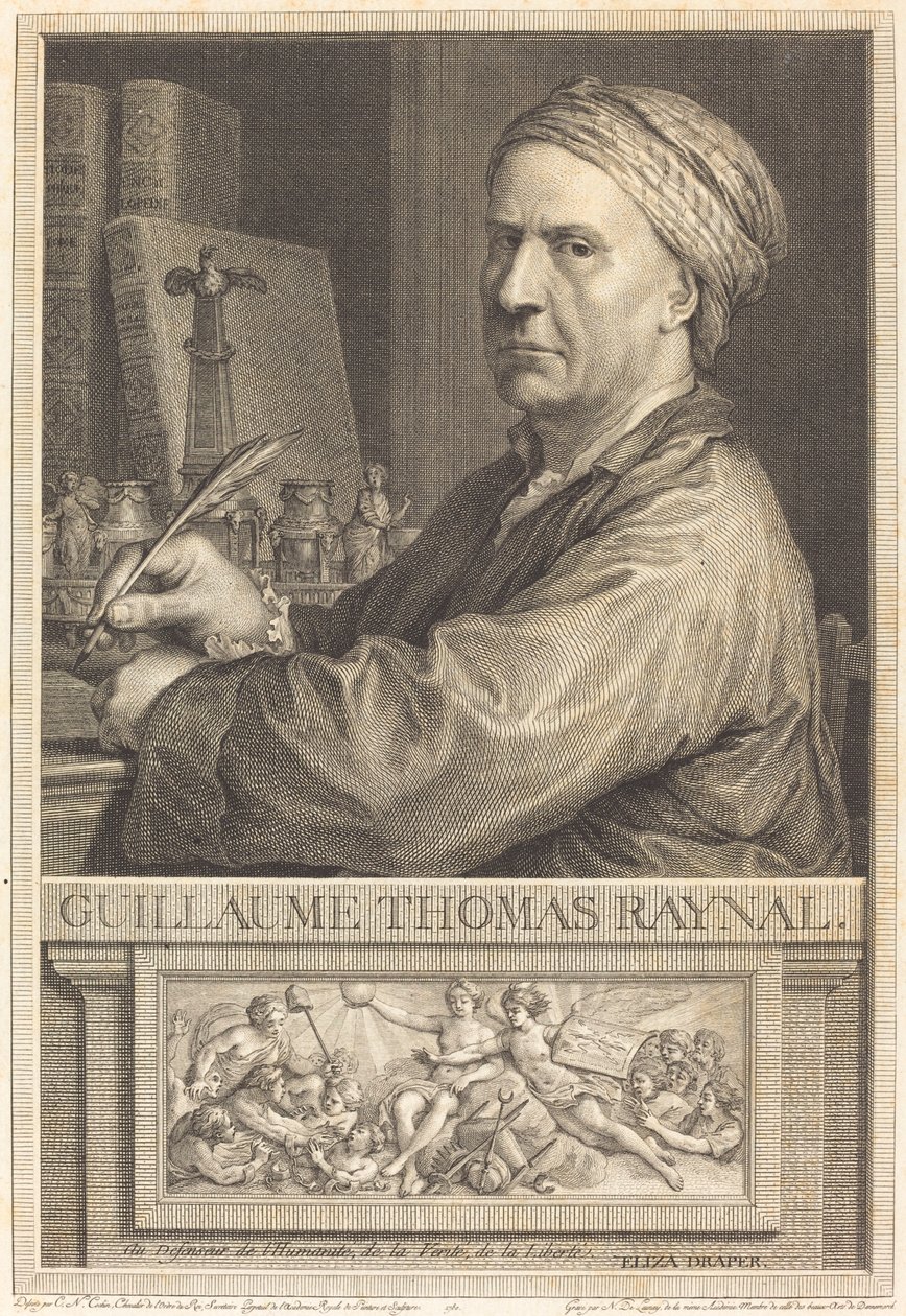 Guilherme Thomas Raynal de Nicolas Delaunay after Charles Nicolas Cochin II