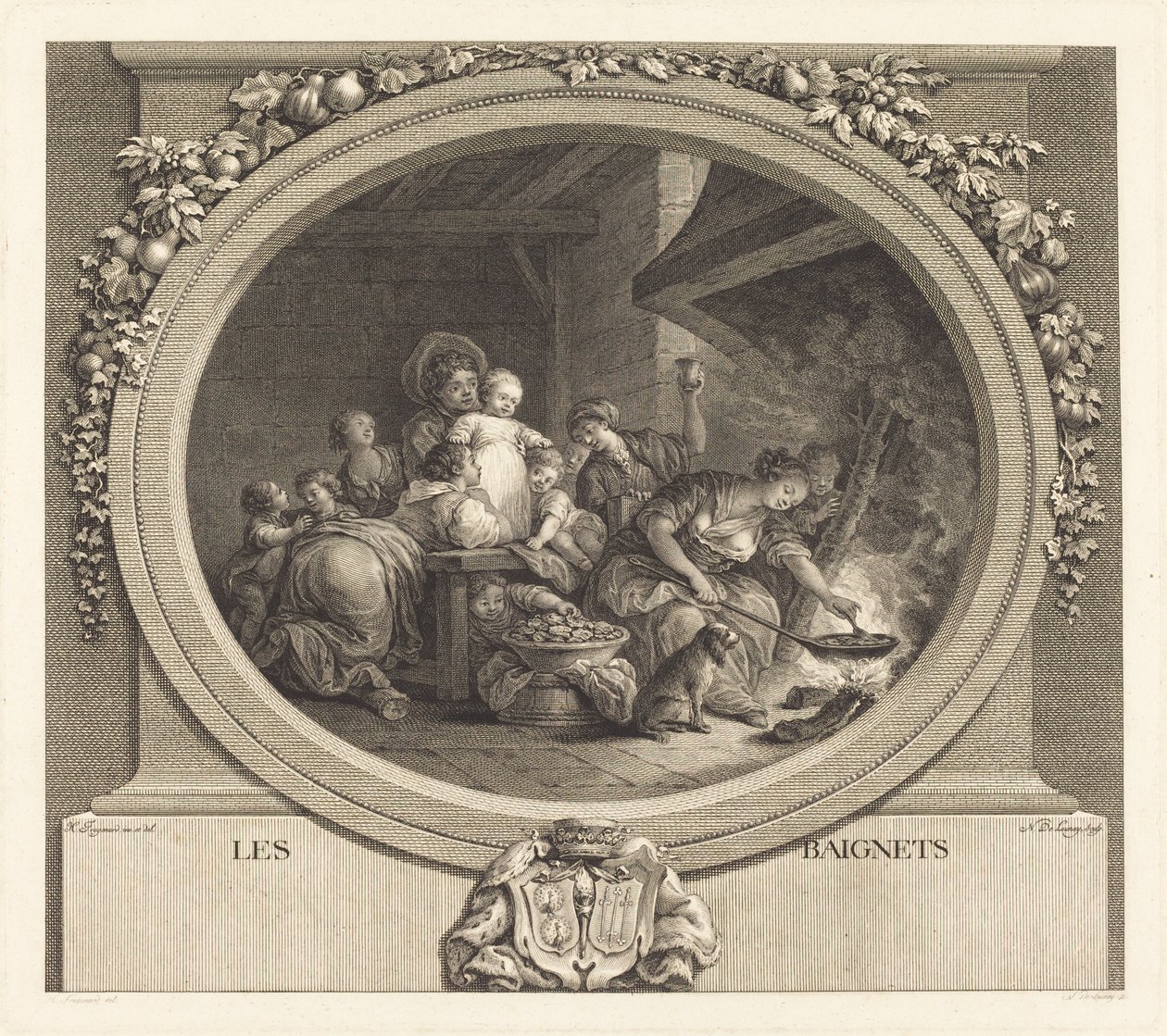 Rosquinhas de Nicolas Delaunay after Jean Honoré Fragonard