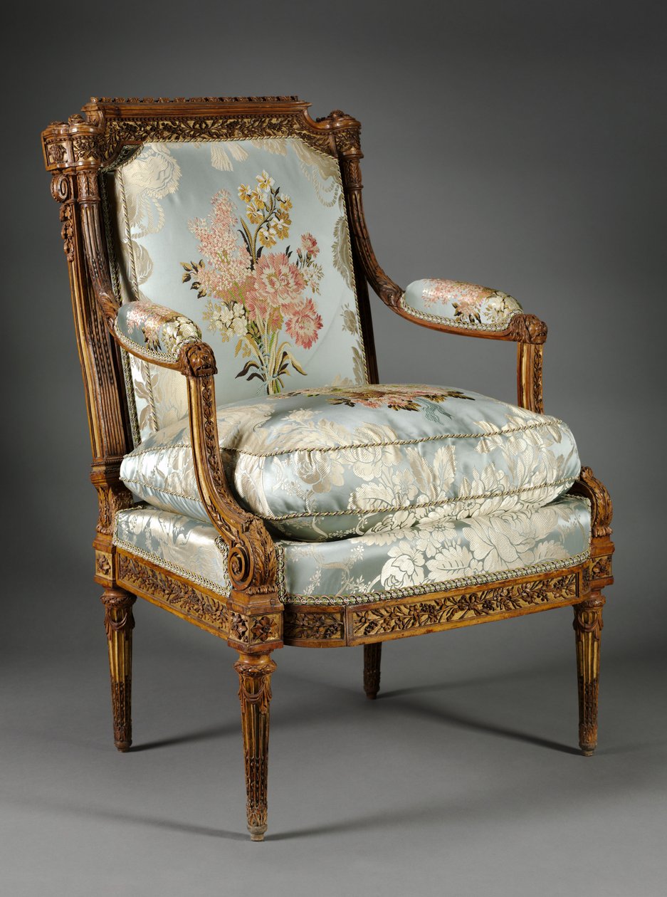 Poltrona, c.1785 (buxo) de Nicolas Denis Delaisement
