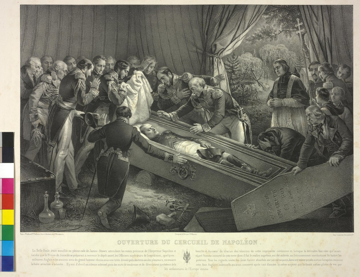 Imperador dos franceses Napoleão I Bonaparte de Nicolas Eustache Maurin