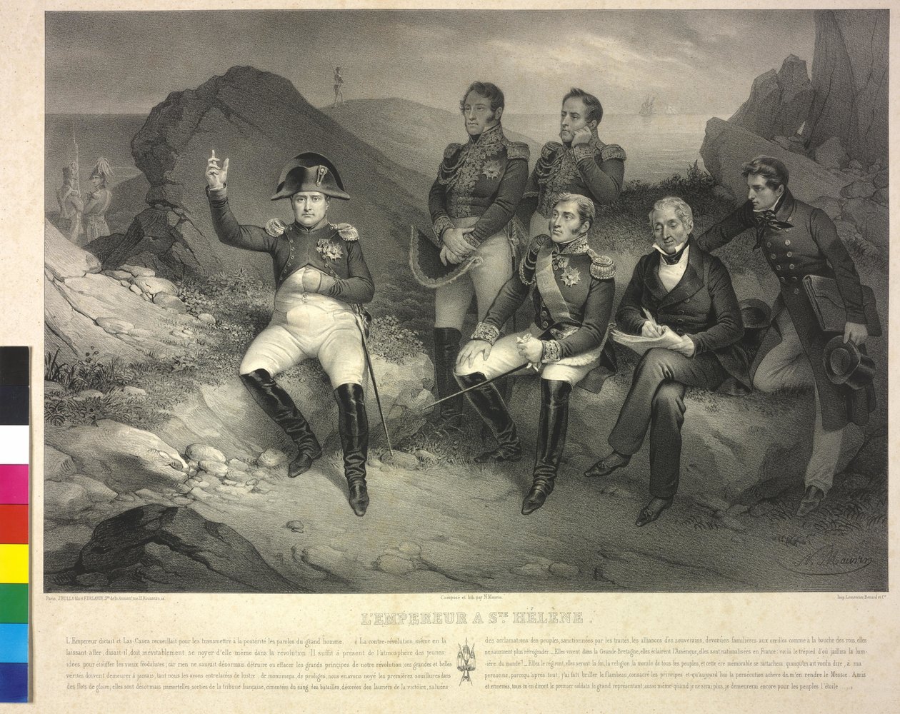 Napoleão I Bonaparte, Imperador dos Franceses de Nicolas Eustache Maurin