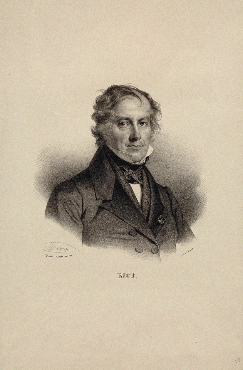 Retrato de Jean Baptiste Biot 1774-1862. de Nicolas Eustache Maurin