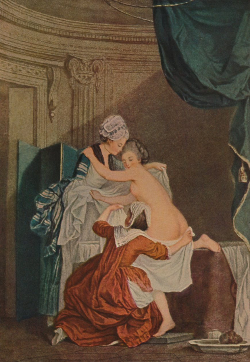 Le Bain, O Banho, c1770-1810, 1913 de Nicolas Francois Regnault