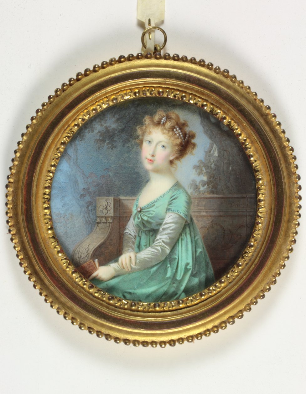 Marie-Antoinette-Therese, Princesse des Asturies (esmalte) de Nicolas François Dun