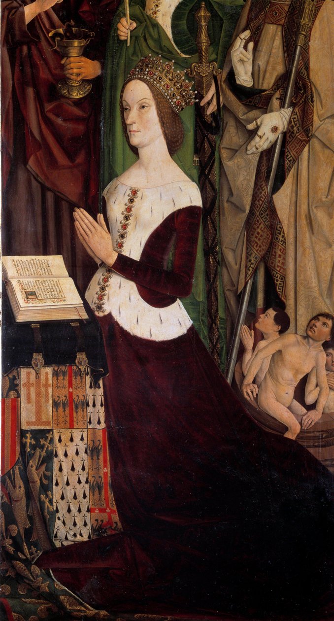 Retrato de Jeanne de Laval de Nicolas Froment