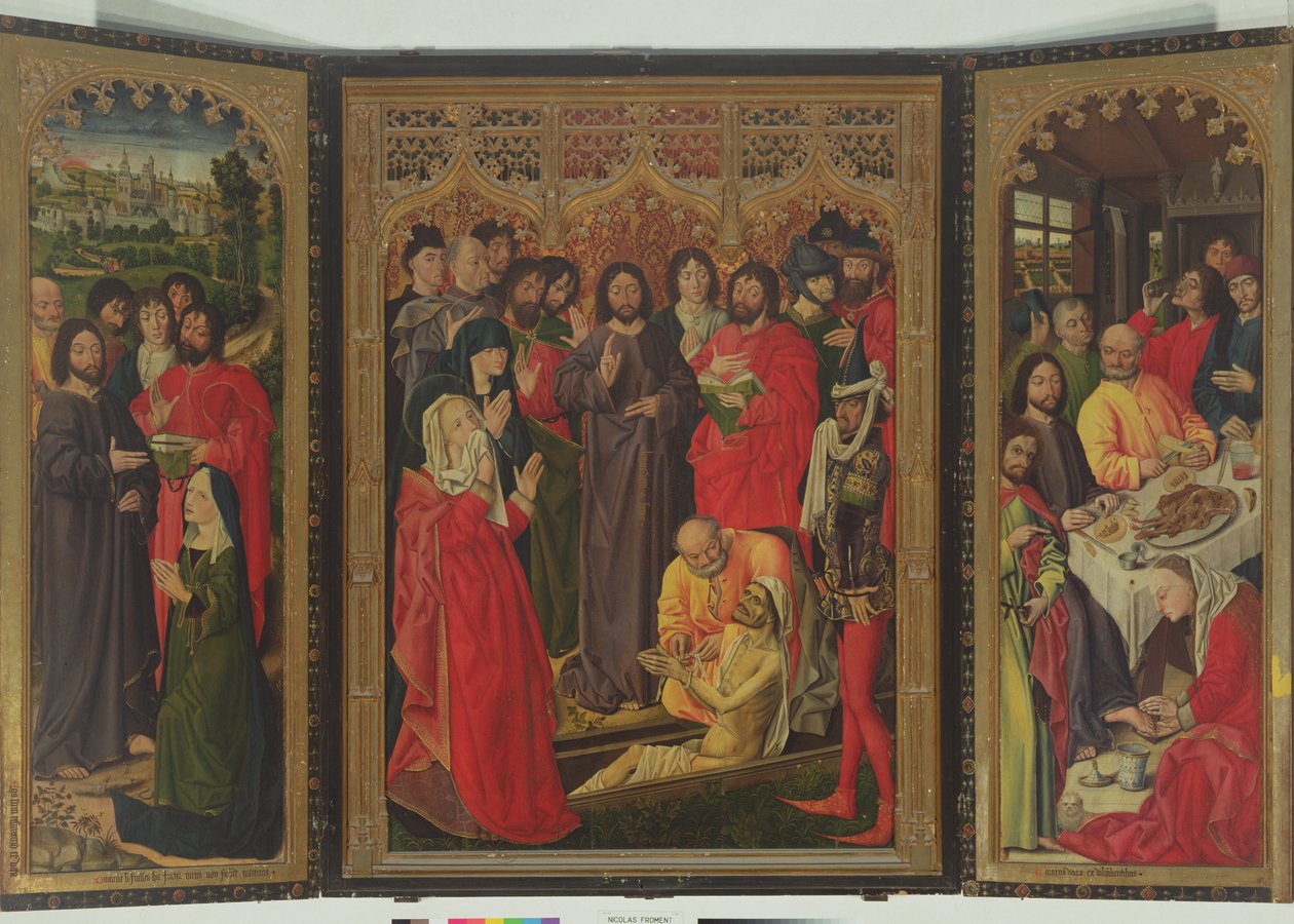 Ressurreição do tríptico de Lázaro de Nicolas Froment