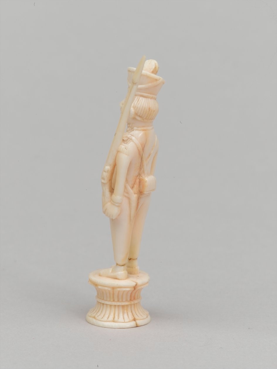 Peão branco, peça de xadrez, Índia de Nicolas Guerard