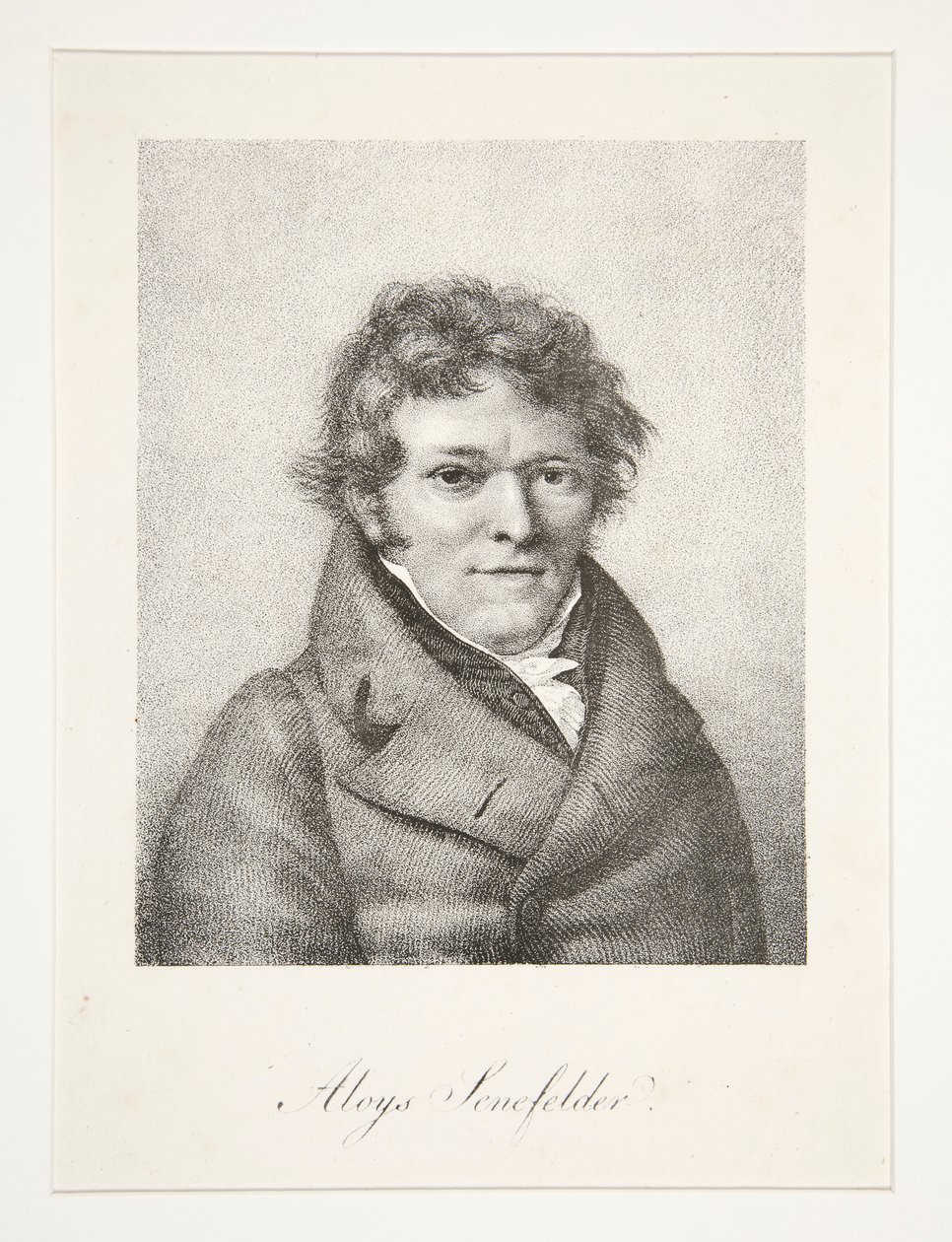 Retrato de Aloys Senefelder de Nicolas Henri Jacob