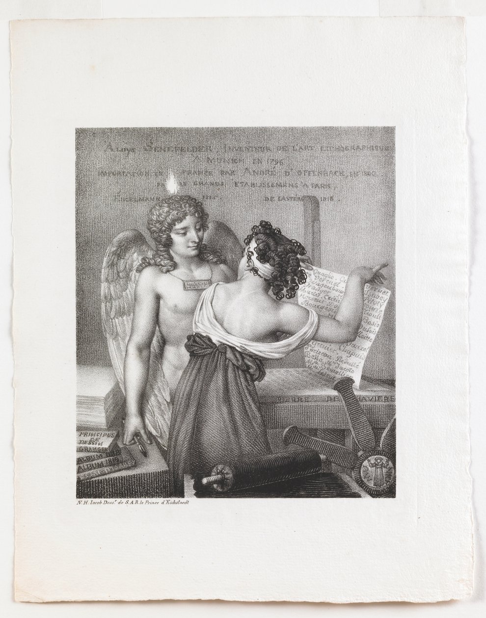 O gênio da litografia de Nicolas Henri Jacob