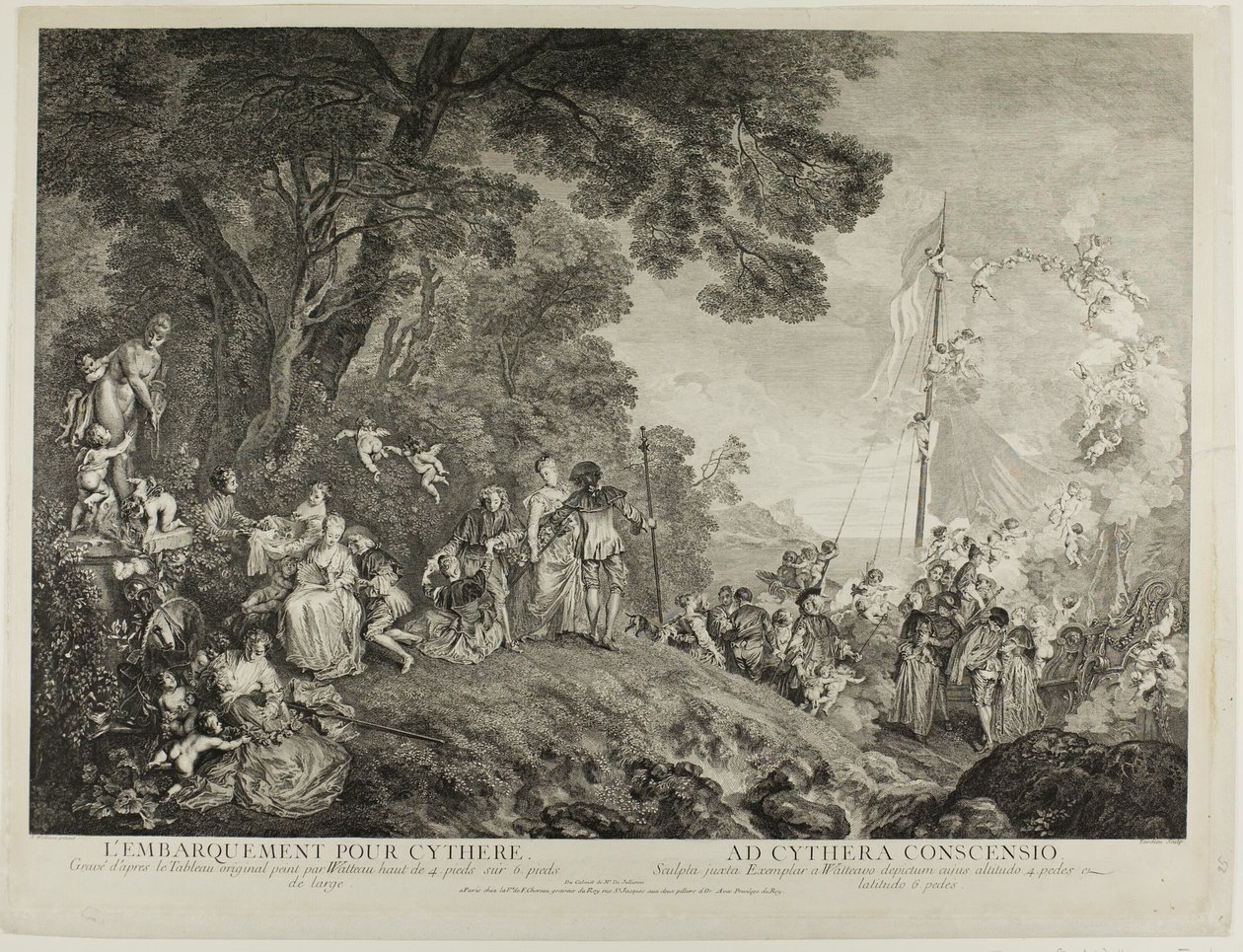 Peregrinação à Ilha de Cythera de Nicolas Henri Tardieu