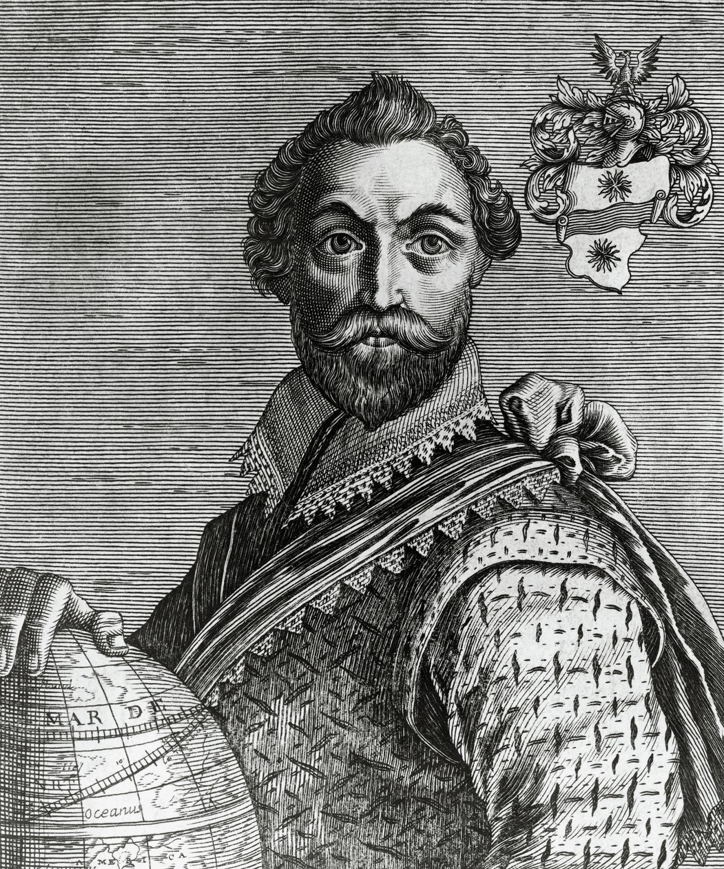 Retrato de Francis Drake (1540-1596) de Nicolas II de Larmessin