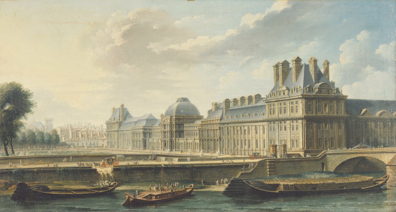 O Palácio das Tulherias, visto do Quai d