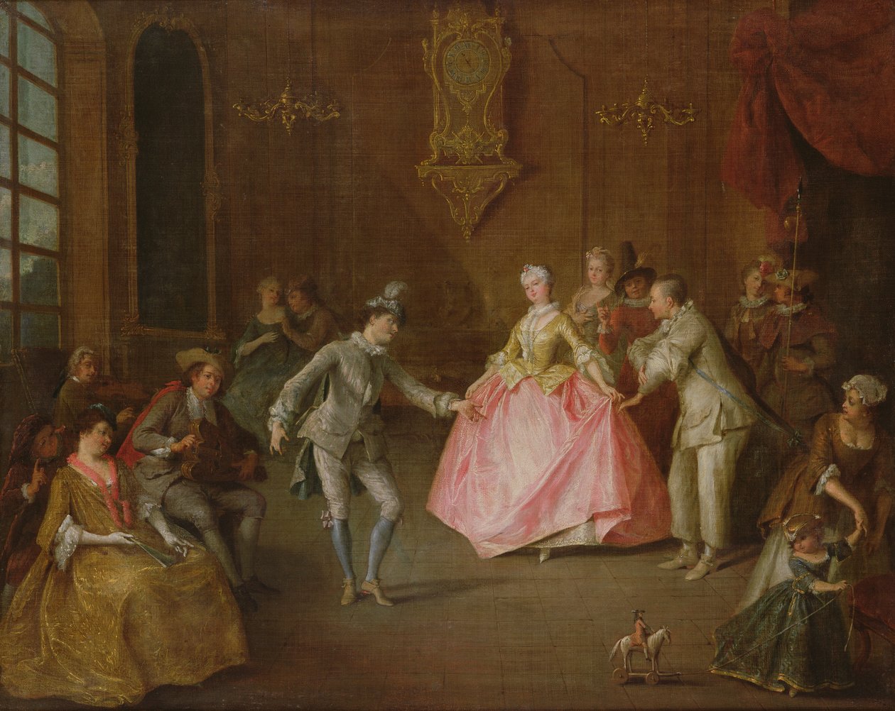Antes da bola de Nicolas Lancret
