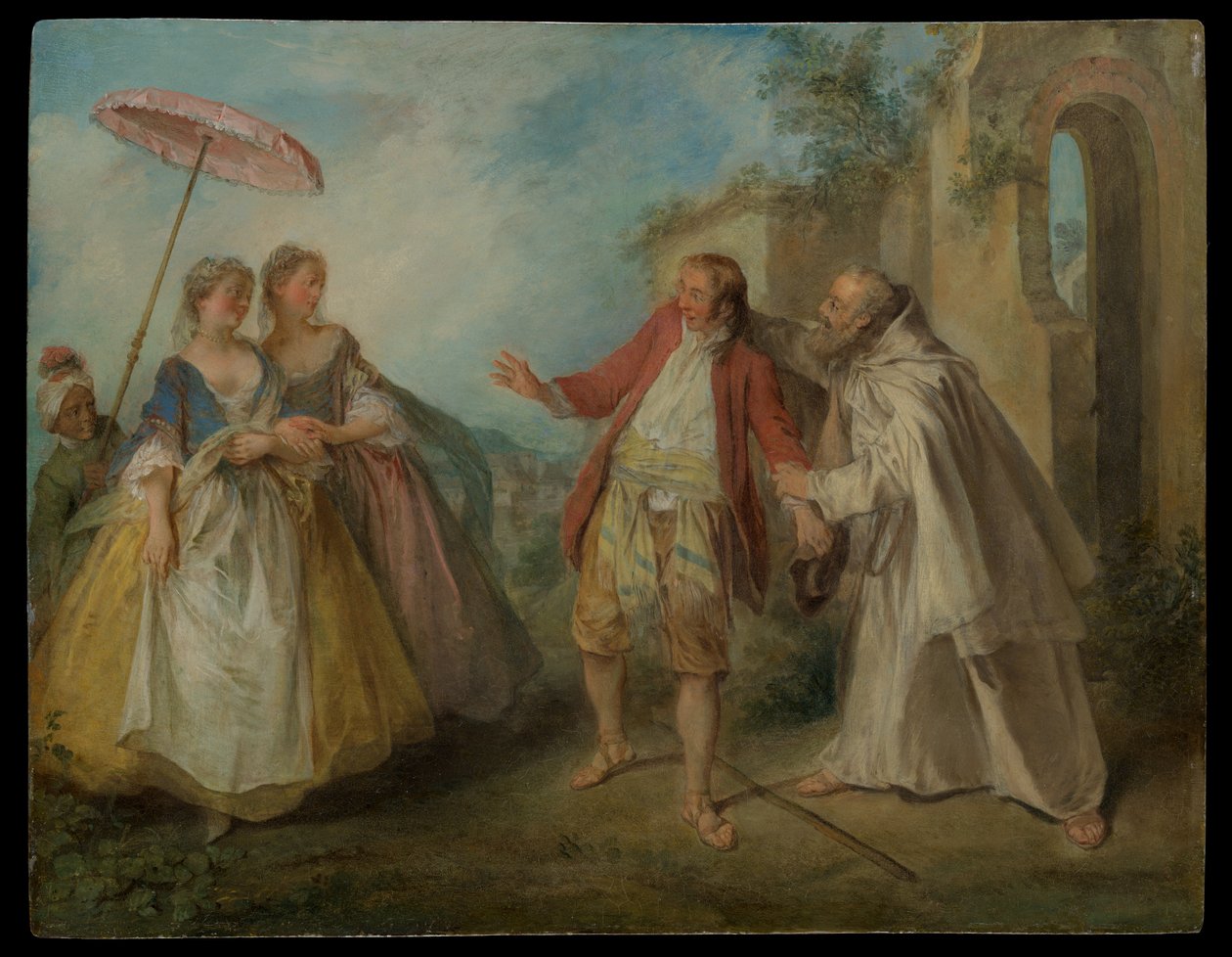 Os gansos do irmão Philippe de Nicolas Lancret