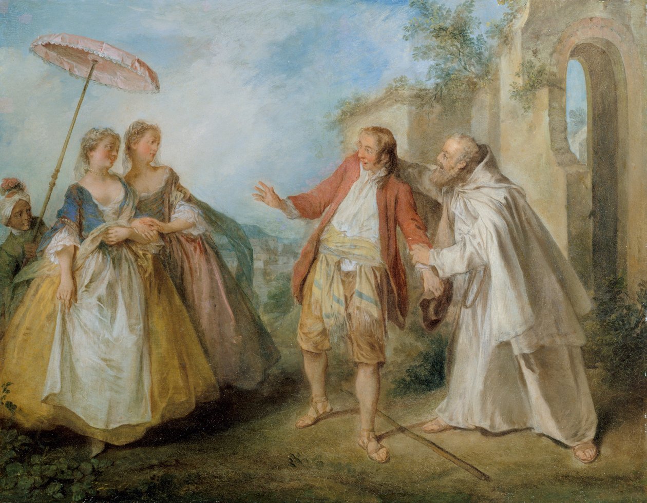 Irmão Philippes Geese, ca. 1736 de Nicolas Lancret