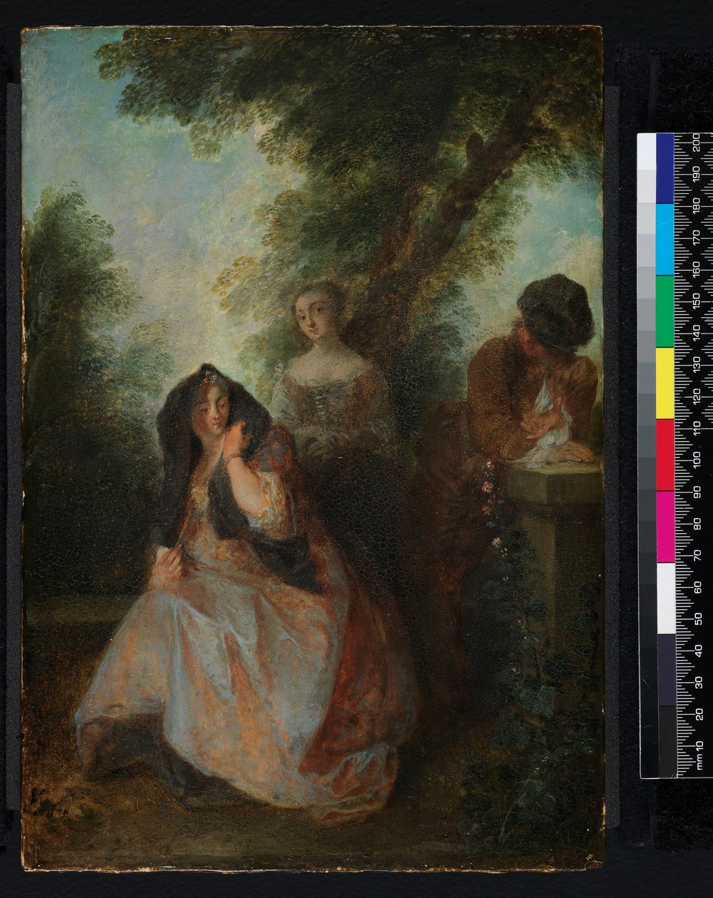 Nesta espécie de solidão ... ", antes de 1743 de Nicolas Lancret