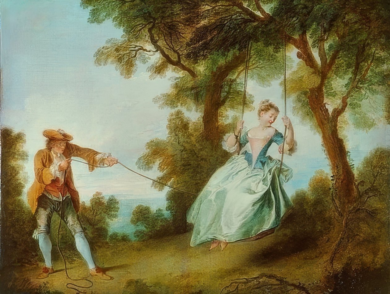 O balanço. 1730 de Nicolas Lancret