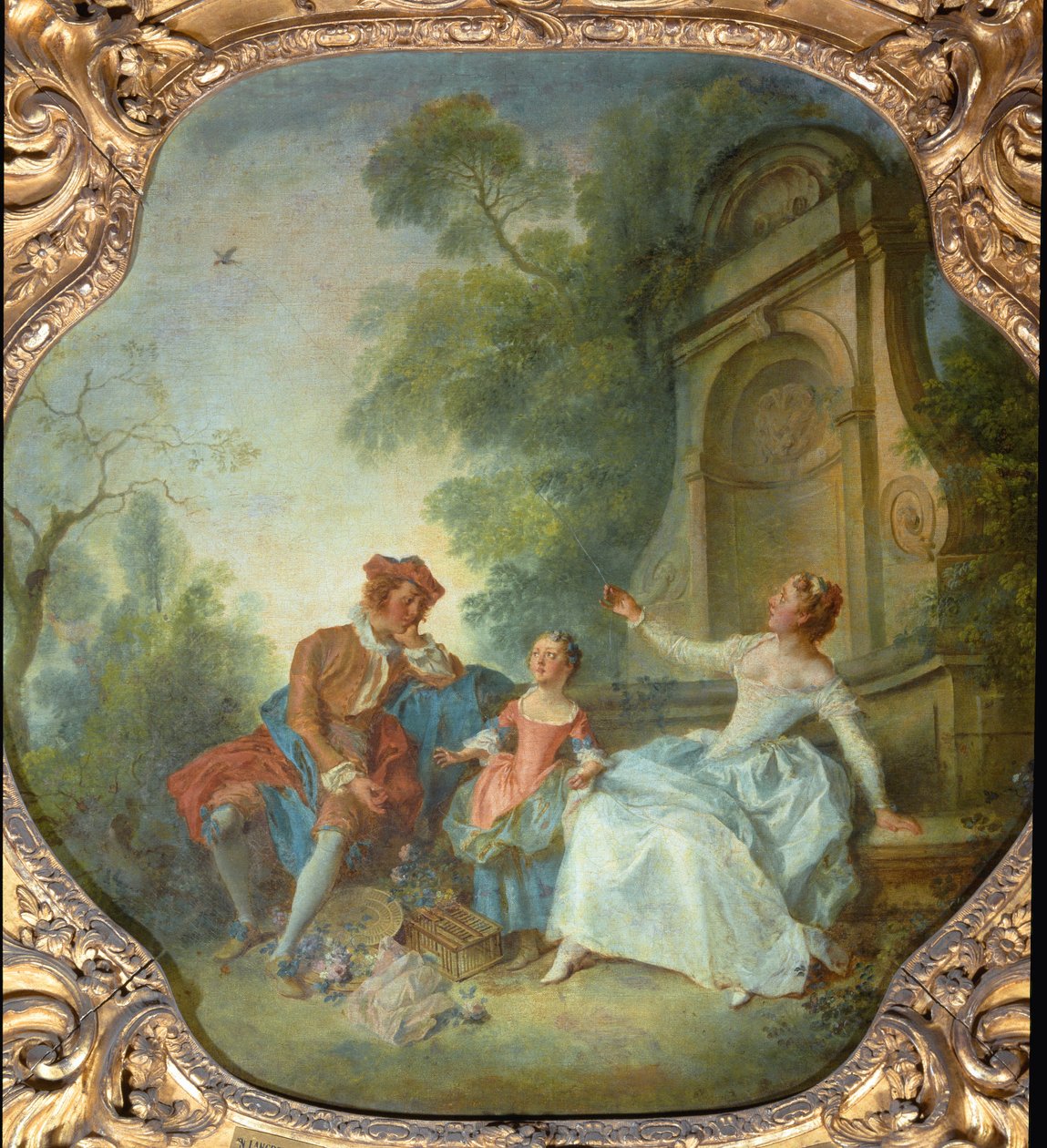 Inocência (óleo sobre tela de Nicolas Lancret