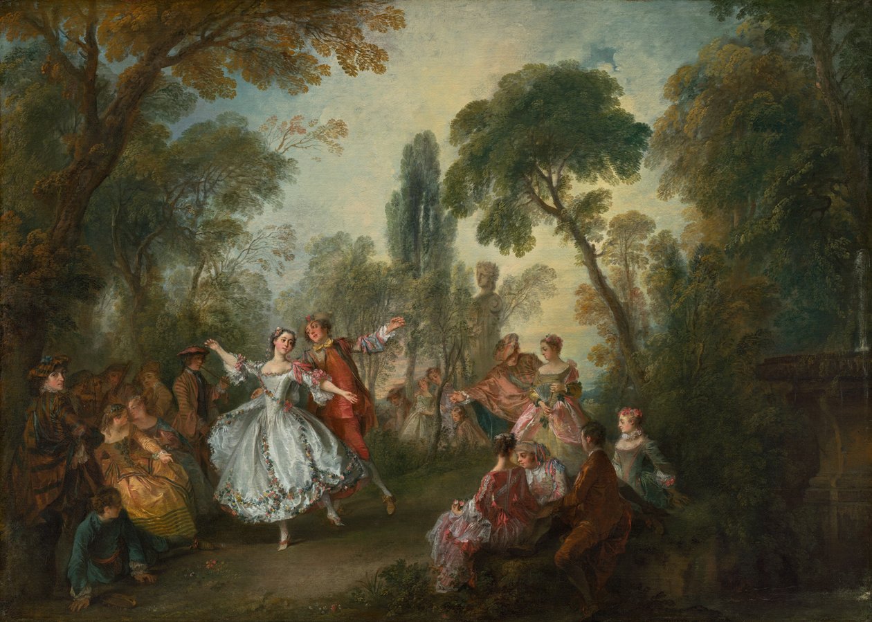 A Dança do Camargo de Nicolas Lancret