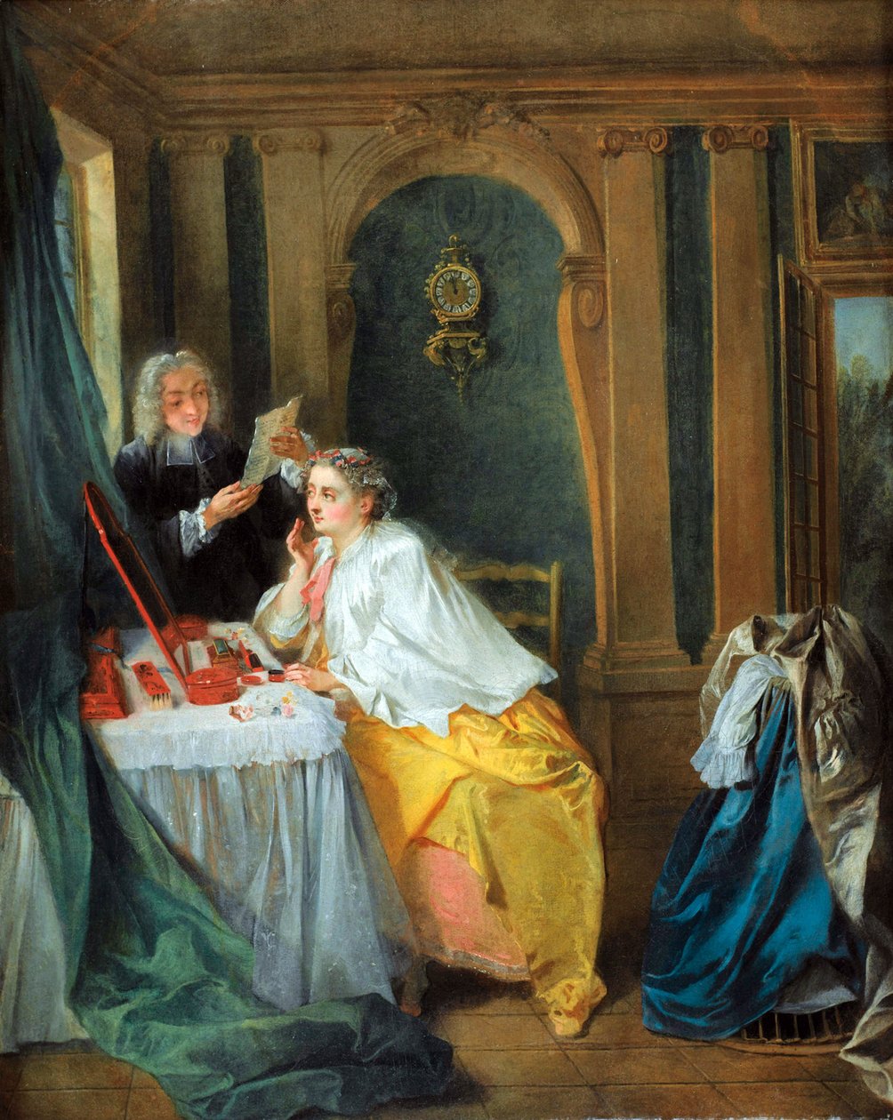 Madame Geoffrin (Marie Therese Rodet Geoffrin de Nicolas Lancret