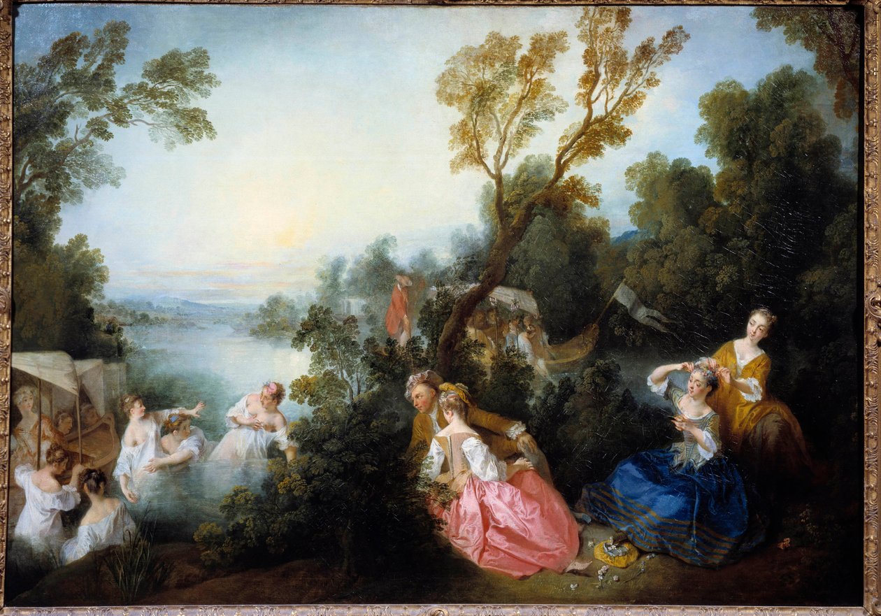 Pintura de Nicolas Lancret (1690-1743) de Nicolas Lancret