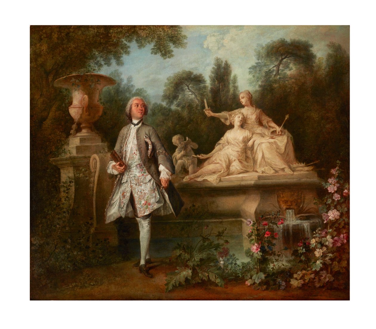Retrato do actor Grandval de Nicolas Lancret