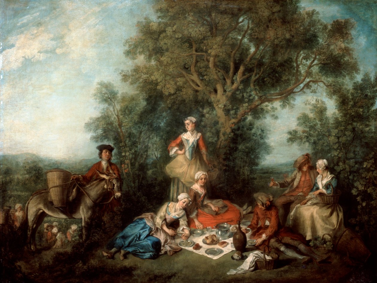 O outono, 1738. de Nicolas Lancret