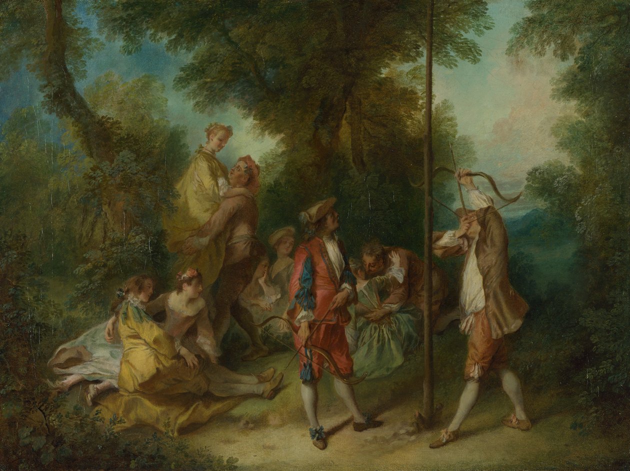 As quatro idades do homem: maturidade, ca 1735 de Nicolas Lancret