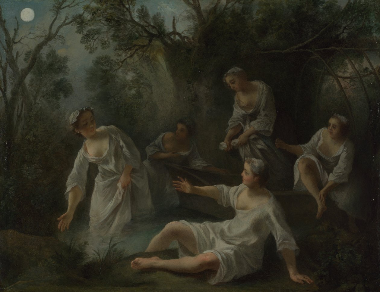 As quatro horas do dia: noite, c. 1740 de Nicolas Lancret