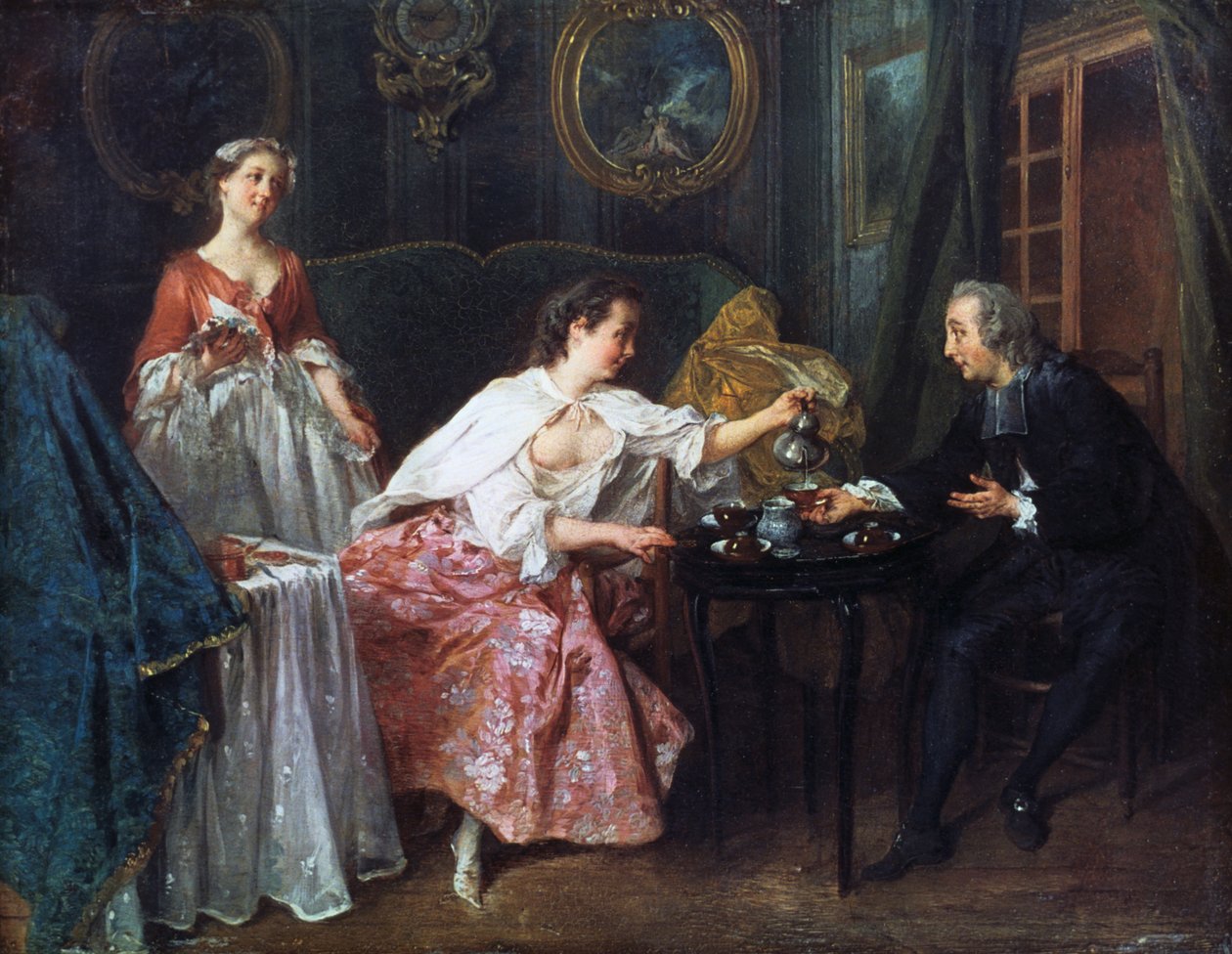 As quatro horas do dia: manhã de 1739 de Nicolas Lancret