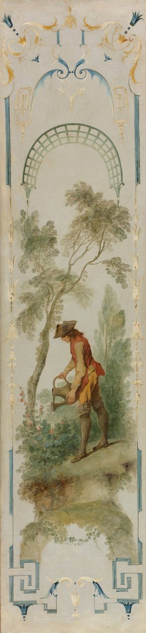 O Jardineiro, c.1723-27 (óleo sobre tela) de Nicolas Lancret