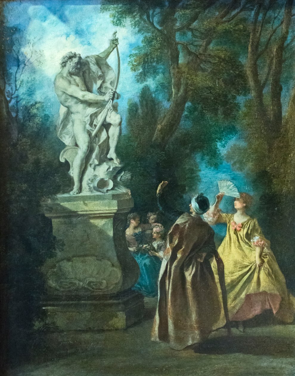 O persa e a estátua de Nicolas Lancret