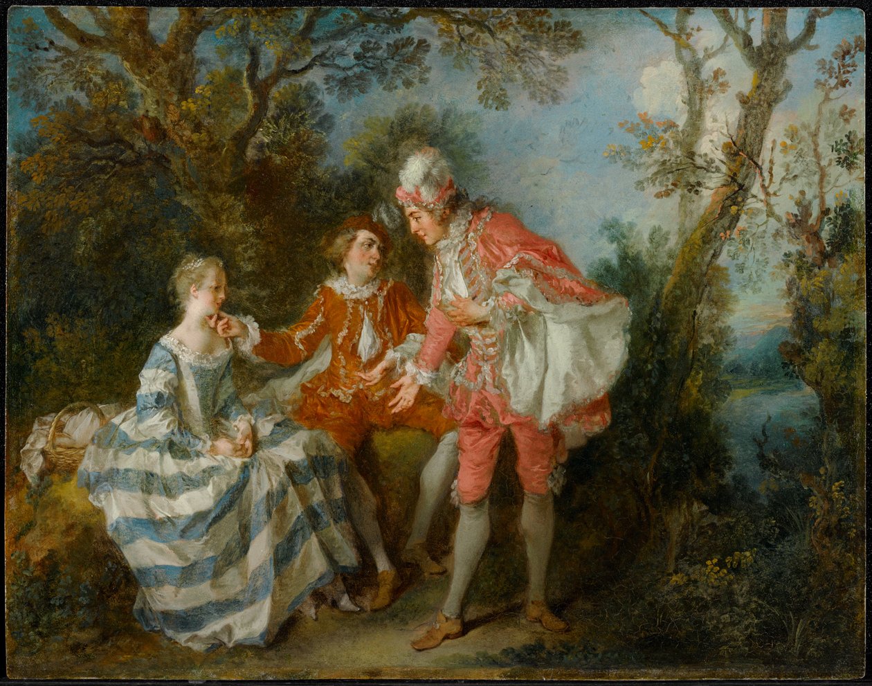 Dois amigos de Nicolas Lancret