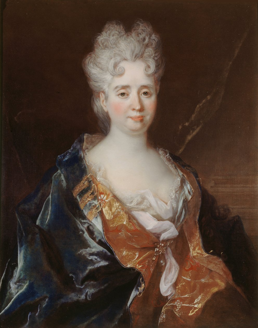Retrato de Anne-Thérèse de Marguenat de Courcelles, Marquesa de Lambert, c. 1710. de Nicolas Largillière de