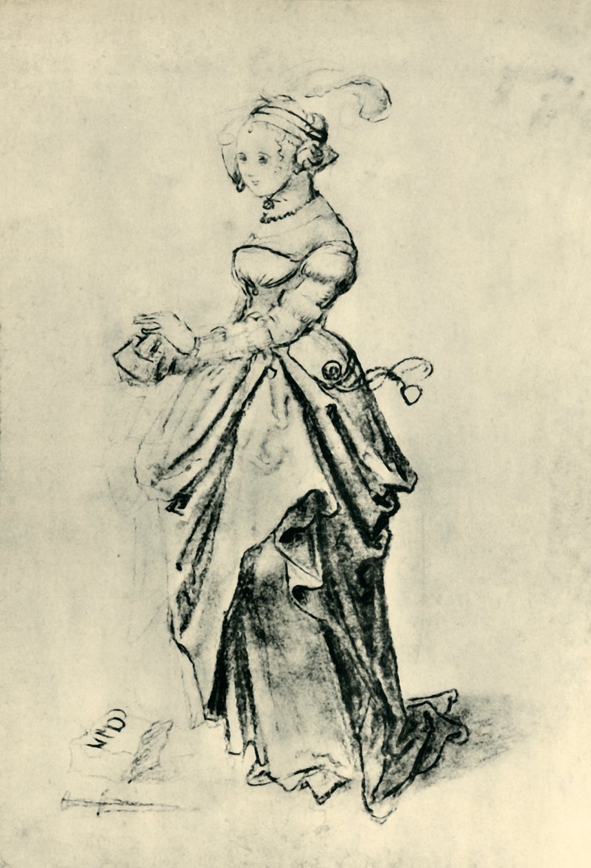 Jovem, início do século XVI, 1943. de Nicolas Manuel Deutsch