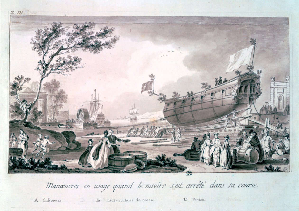 Sem título, c1750-1810 de Nicolas Marie Ozanne