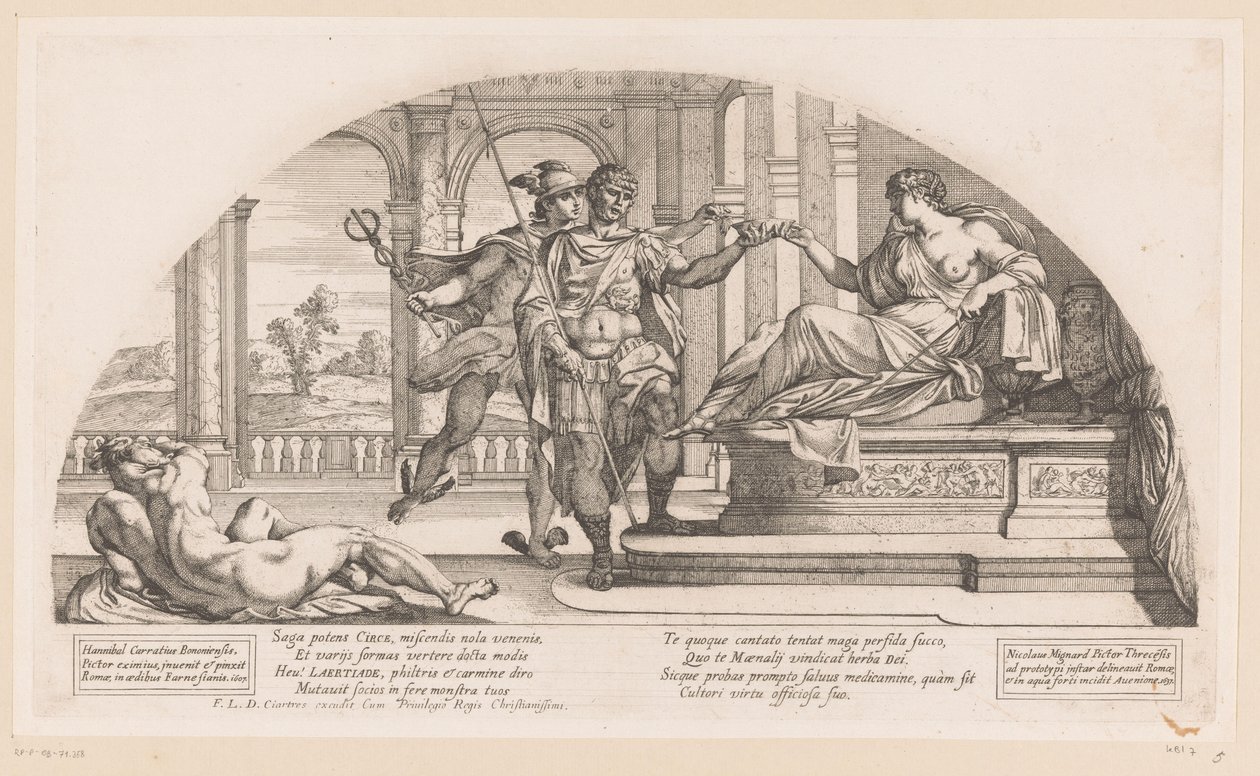 Odisseu por Circe
Contos da Odisseia (título da série) de Nicolas Mignard